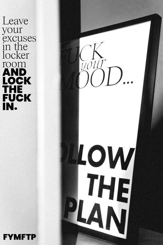 FUCK YOUR MOOD FOLLOW THE PLAN I The Classic.